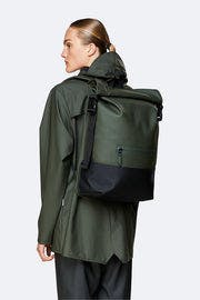 Buckle Rolltop Rucksack - Green